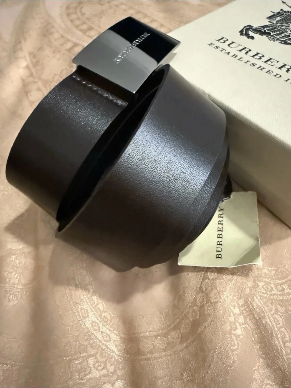 Burberry sleek leather